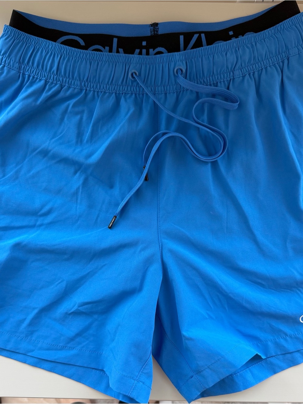 Calvin Klein Bright Blue Swim Trunks Size M